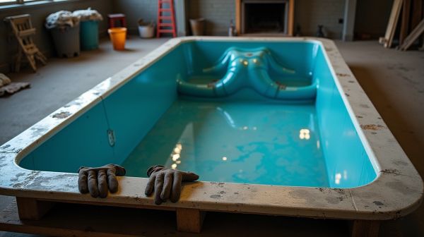 Rénover une coque de piscine pour améliorer son étanchéité