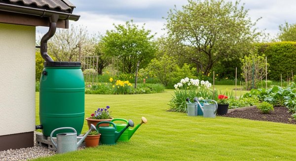 Le récupérateur d'eau de pluie : une solution économique et écologique pour votre jardin